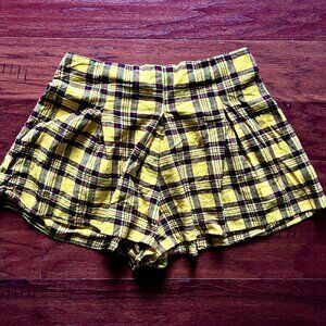 Wild Fable - Yellow Plaid "Skirt" Shorts